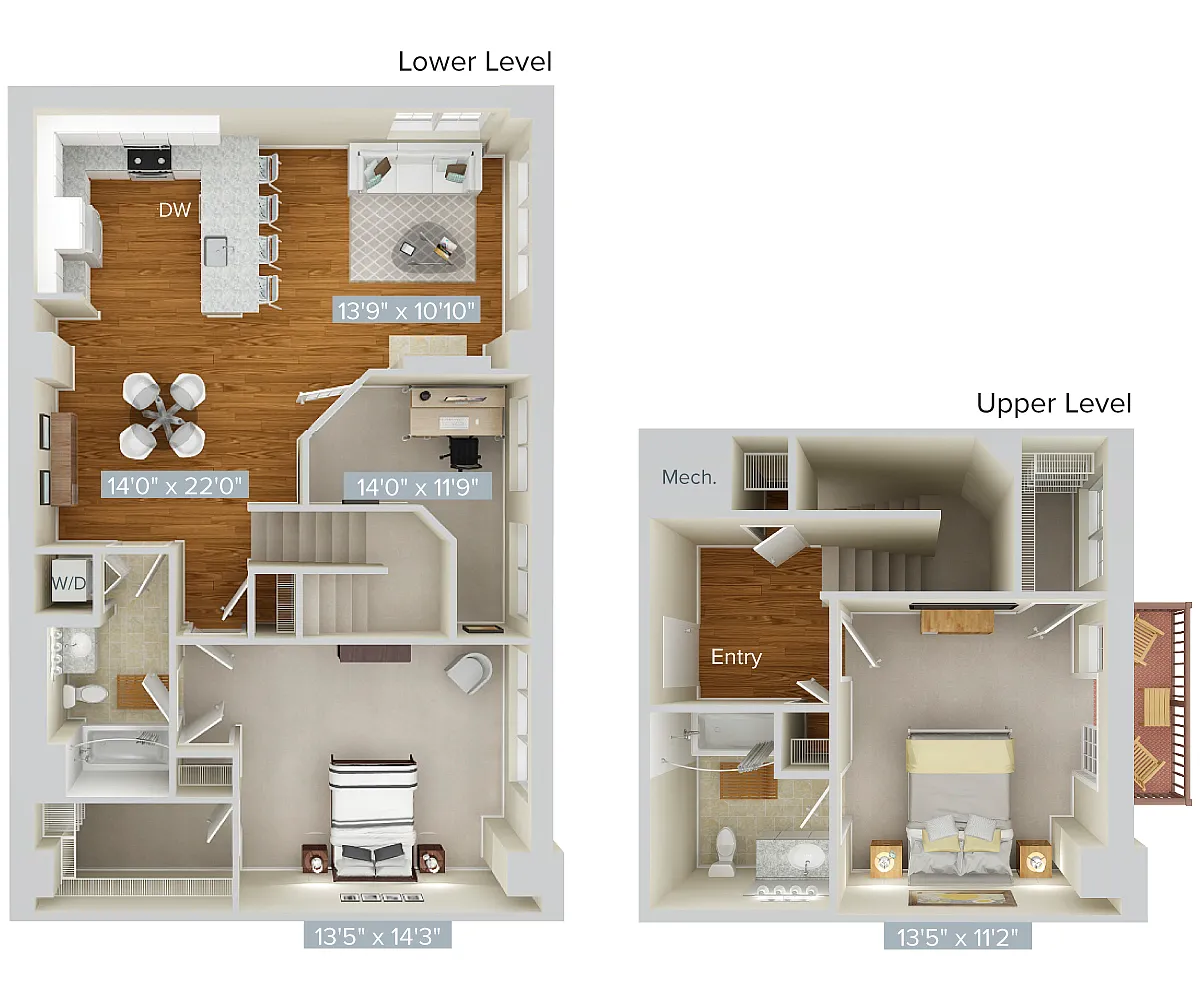 Floor plan B29T-1345