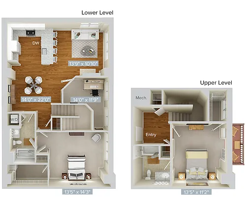 Floor plan B29T-1345