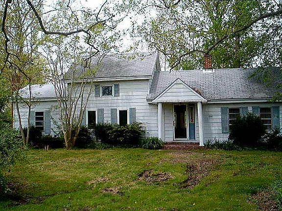 front of house in summer