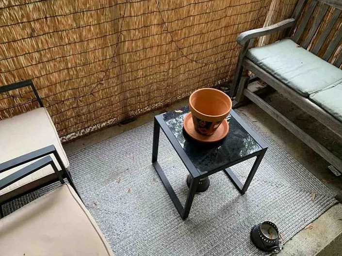 Private Balcony off Bedroom 1