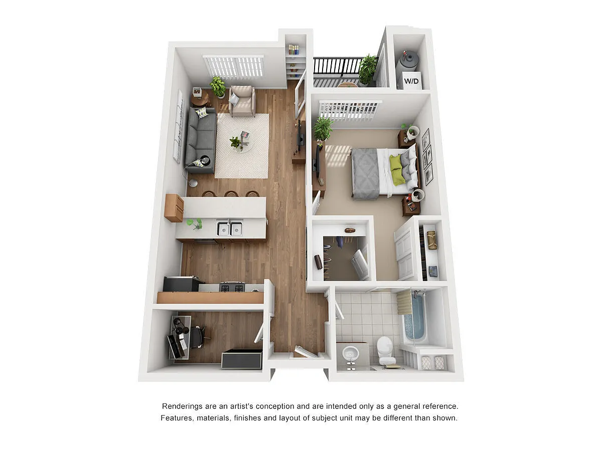 Floor plan 1x1 Mural