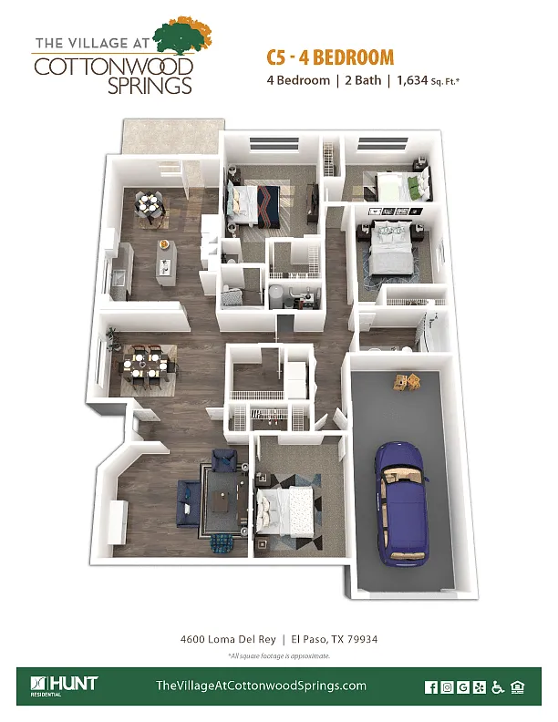 Floor plan C5 - 4 Bedroom