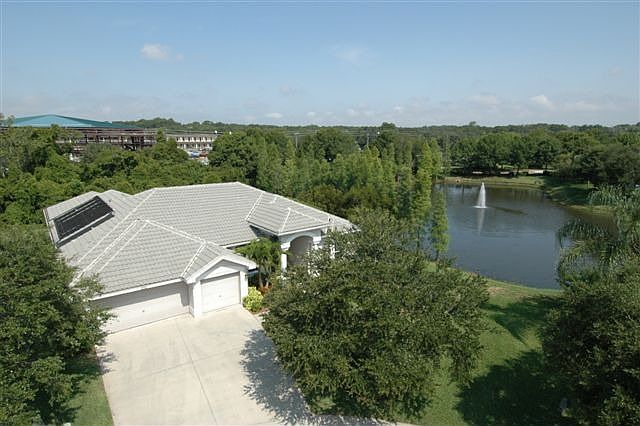 Arial View of home and pond!