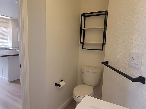 Bathroom to kitchen