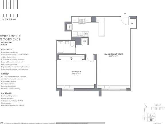 2nd image of 561 Amsterdam Ave #8B