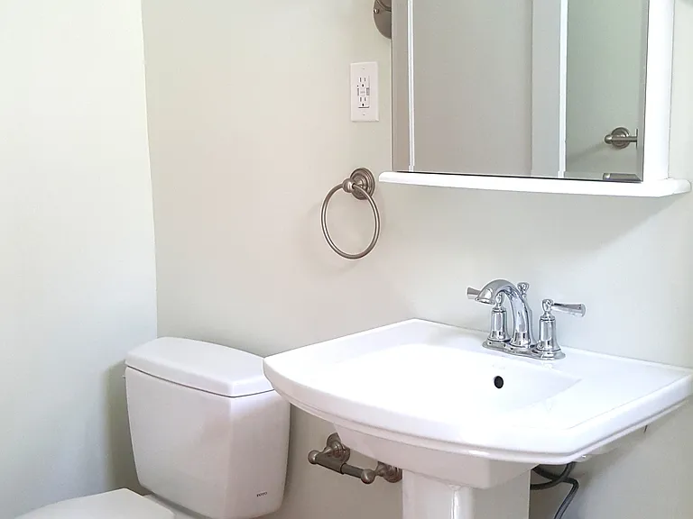 Modern updated bathroom