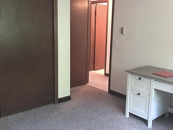 Master Bedroom with new carpet and double sized closet.