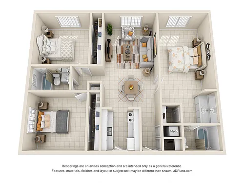 Floor plan Model C