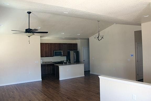 kitchen, family room