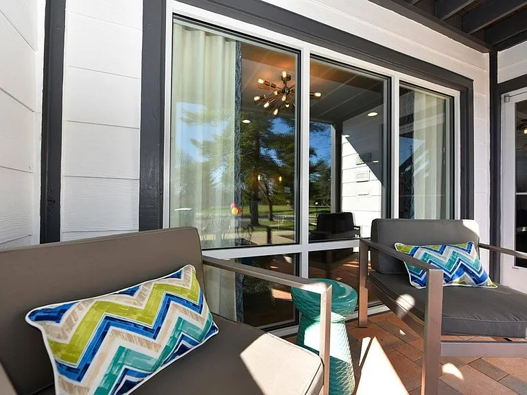 Patio set with chairs & small table