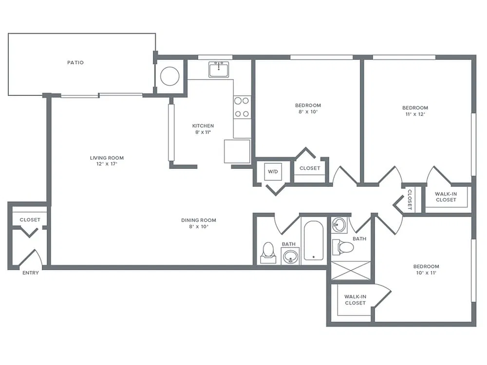 Floor plan C1 Renovated