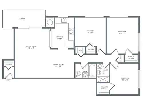 Floor plan C1 Renovated