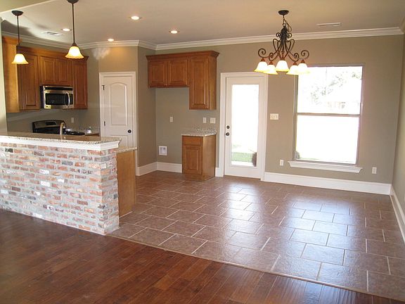 Breakfast Area with upgraded lighting.