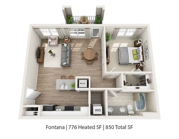 Floor plan Fontana