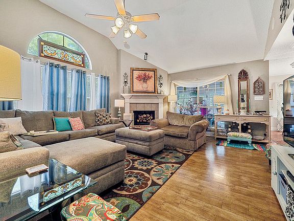 Living Room and Fireplace