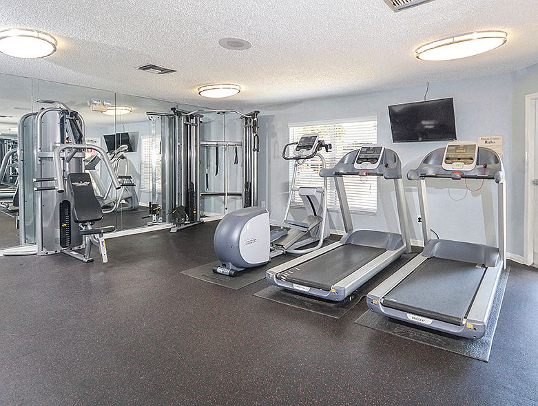 Fitness Center with Cardio Machines