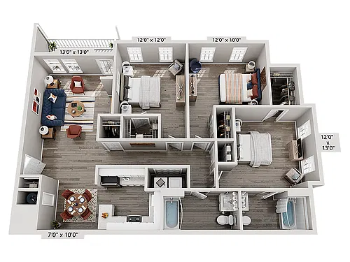 Floor plan C1
