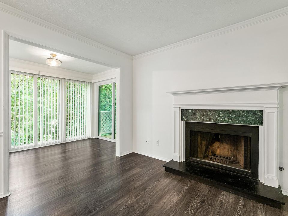 Fireplace and Bonus Room Overlooking Trees