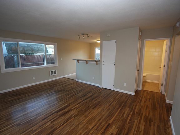 living room looking in to kitchen