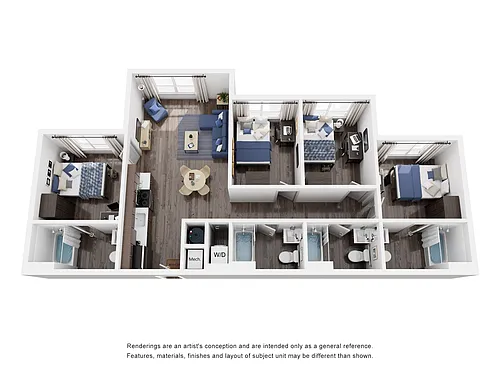 Floor plan 4x4C