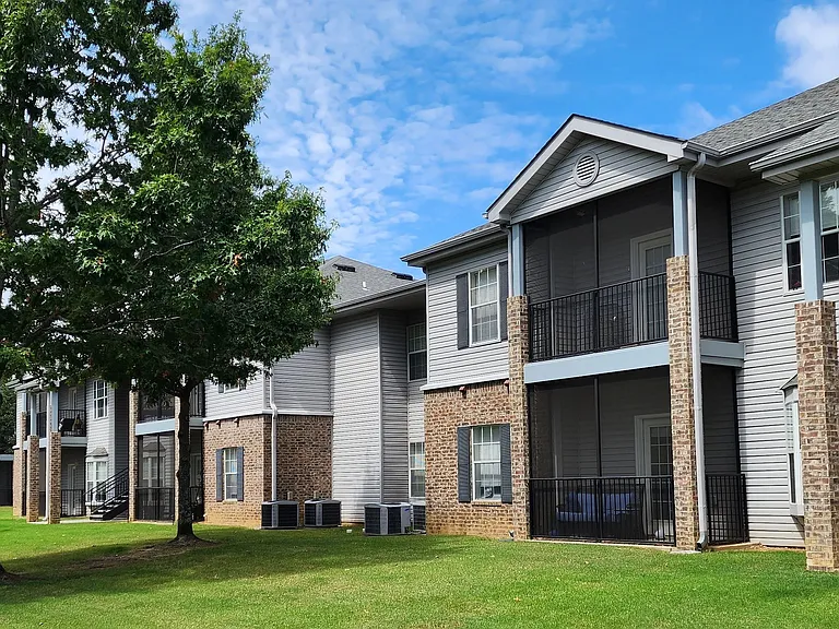 Receive a warm welcome with lush landscaping and freshly painted buildings, setting the stage for an inviting community experience.