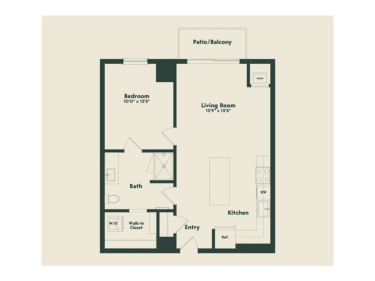 Floor plan B-61