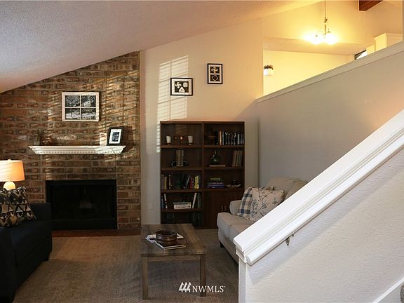 Welcoming living room on the entry level