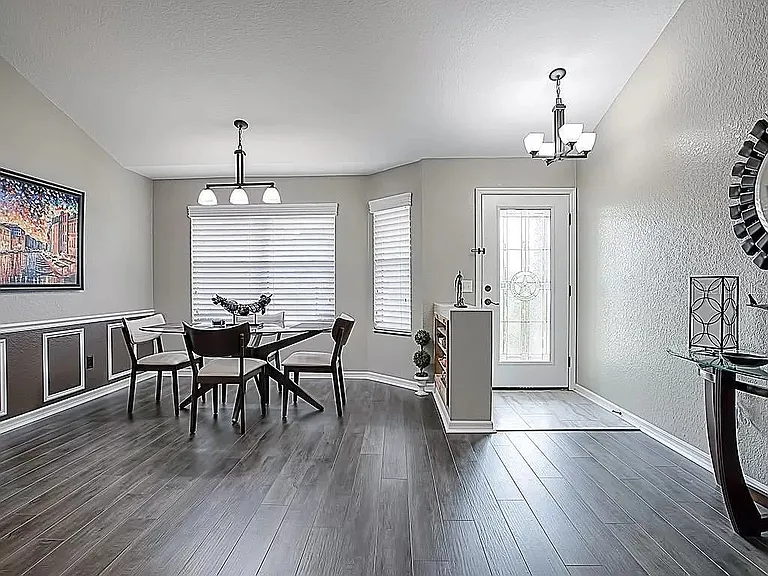 Living room looking to dining room
