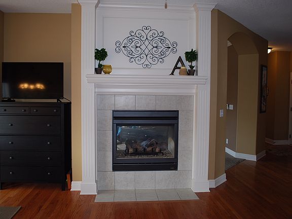 See-through fireplace