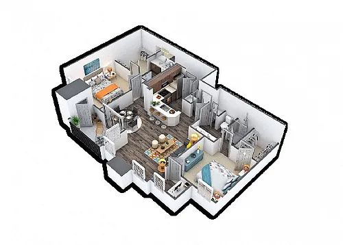 Floor plan B2