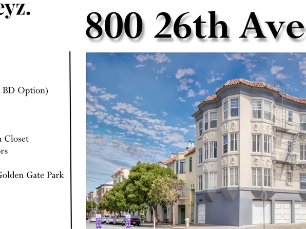800 26th Ave APT 9, San Francisco, CA 94121