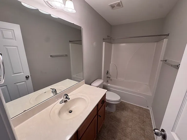 Upstairs guest bathroom.