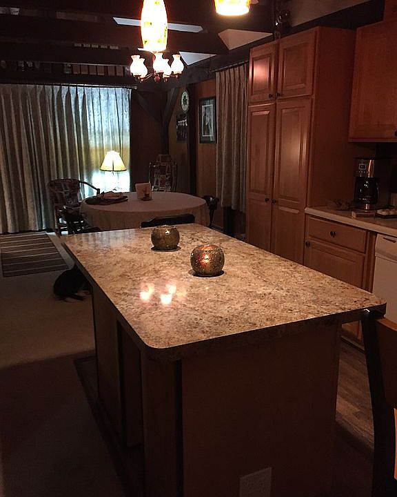 Upgraded kitchen with island
