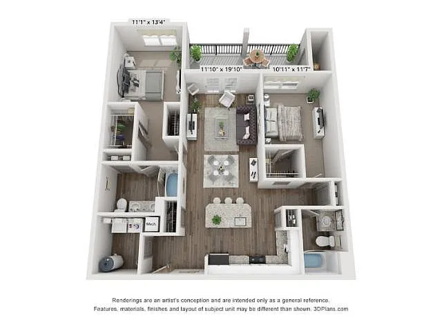 Floor plan B2D