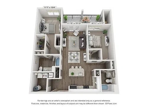 Floor plan B2D