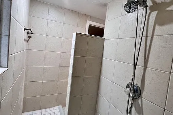 Upstairs walk in shower