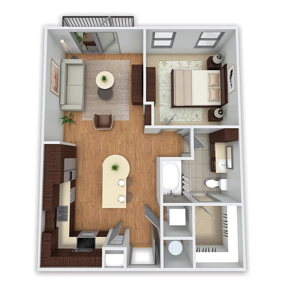 Floor plan Elm Platinum