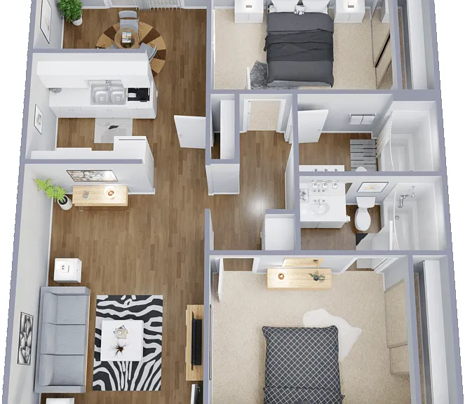 Plan C Floorplan Diagram