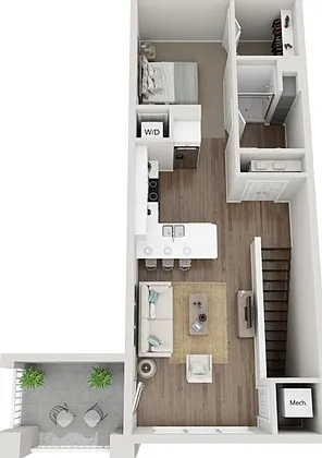 Floor Plan A | Seasons at Mount Pleasant | Apartments in Mount Pleasant, WI Floor Plan A | Seasons at Mount Pleasant | Apartments in Mount Pleasant, WI