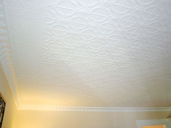 restored tin ceiling!