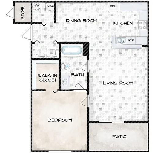 Floor plan A1