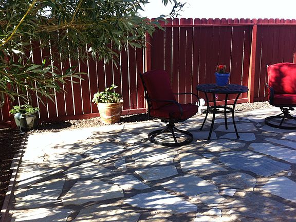 Back patio...plenty of shade