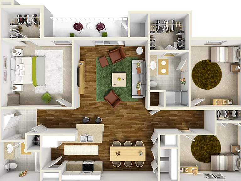 3 Bedroom, 2 Bathroom 3 Bedroom, 2 Bathroom