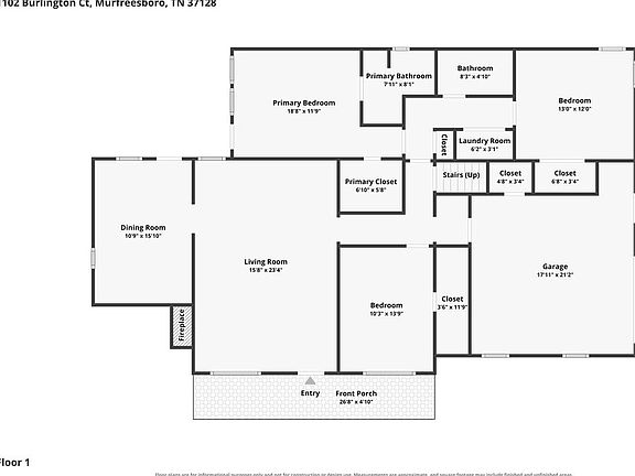 2nd image of 1102 Burlington Ct