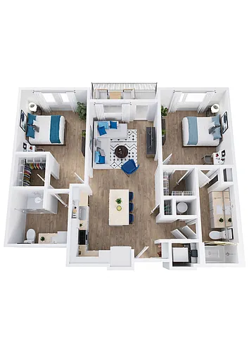 Floor plan B2 - Seminole