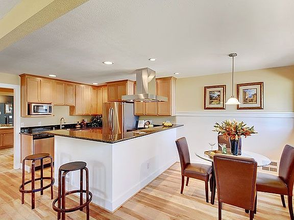 Slab granite counters, stainless appliances and much more.