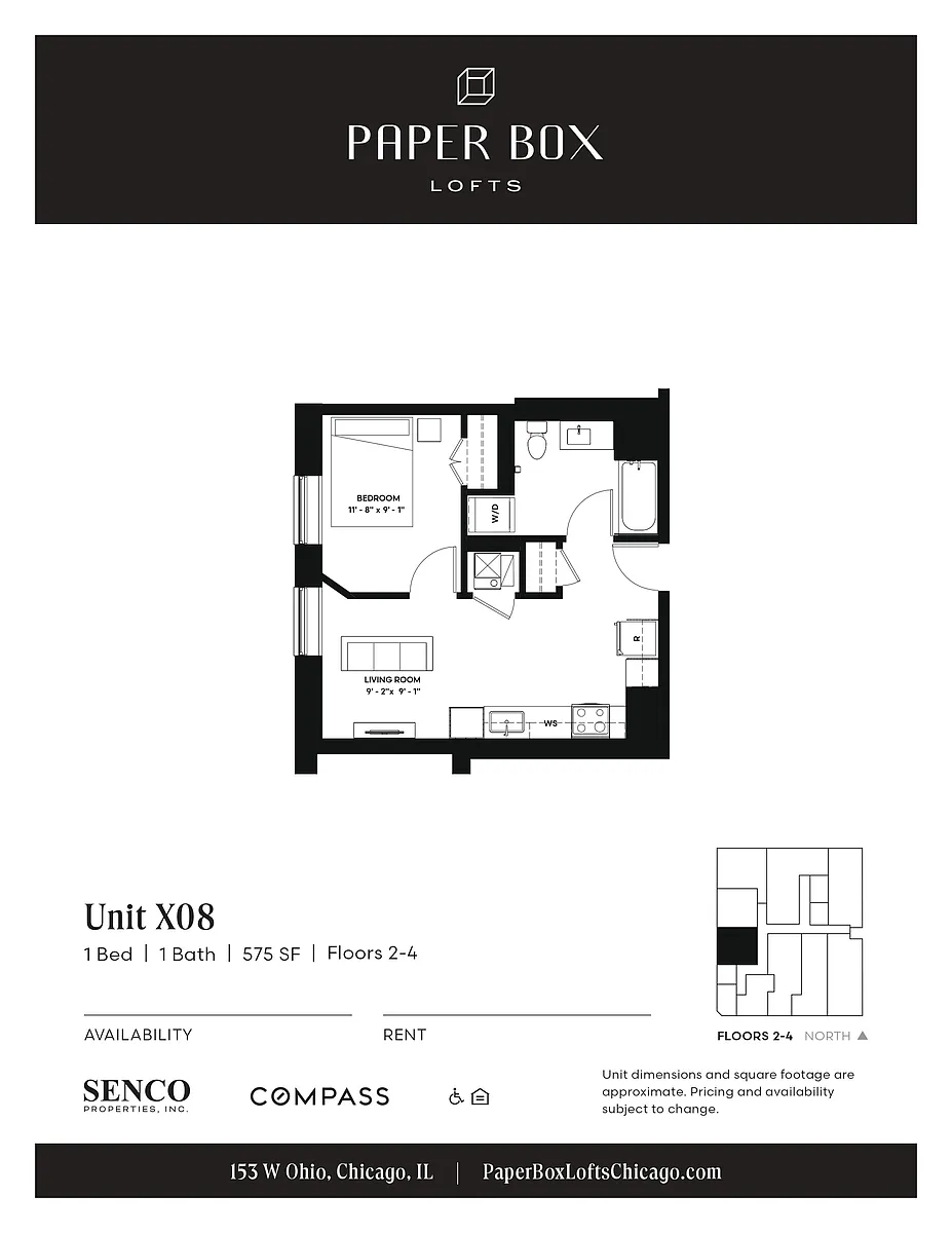 Floor plan 1 Bed - 08 Plan