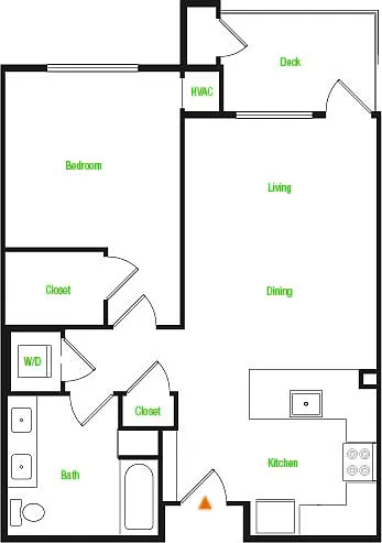 Floor plan A2-A/B