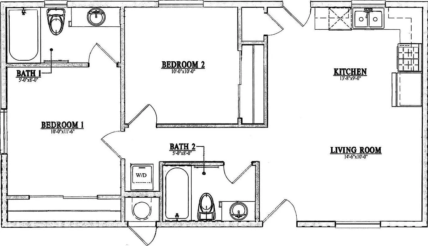 2 bed, 748 sqft, $2,400 — Photo 4