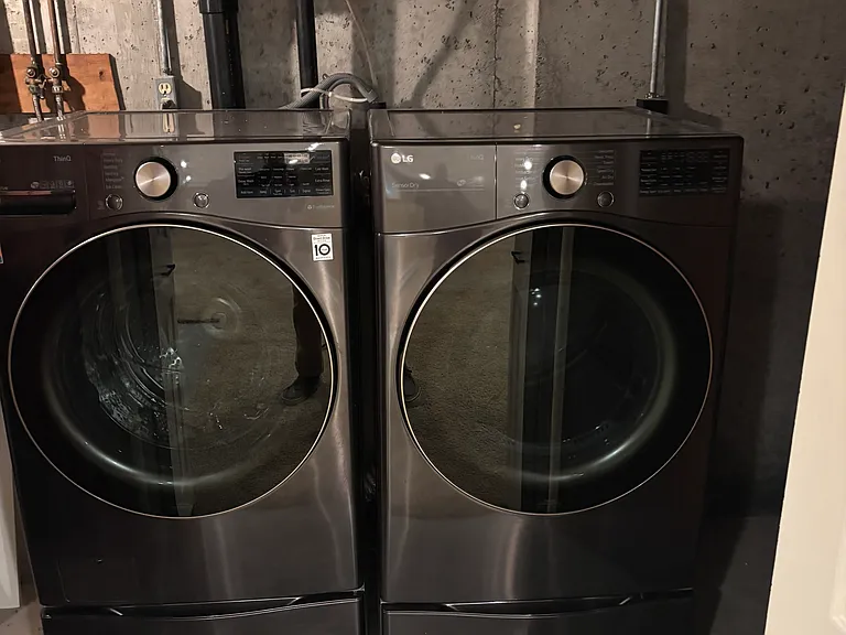 Lower Level Washer Dryer